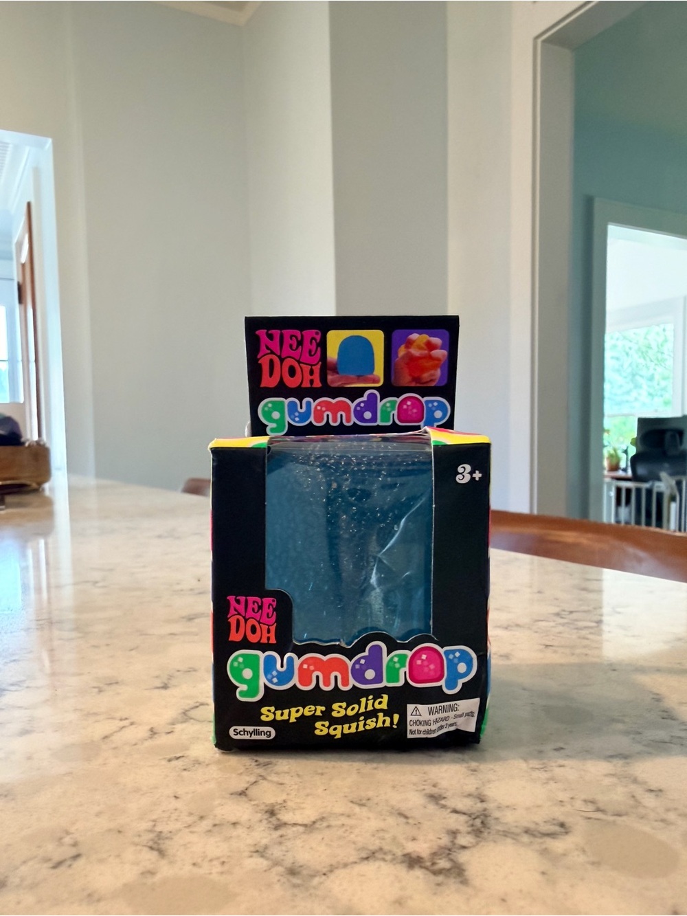 NeeDoh Gumdrop BLUE 💙 Schylling Squishy NEW IN BOX